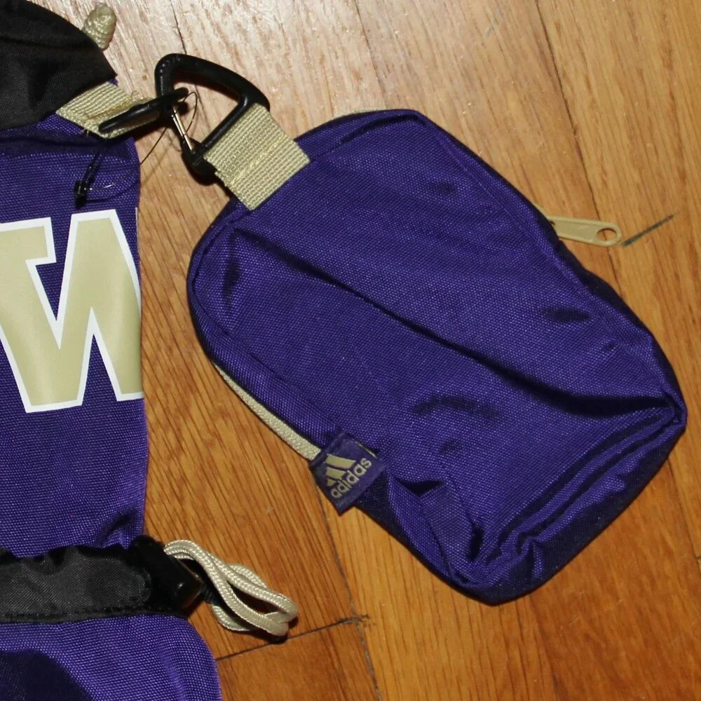 Adidas Washington Huskies Utility Premium Backpack Purple Gold